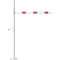 Height restriction barrier | cross tube length: 2000 mm | with Euro profile cylinder lock | to be fixed by plugs